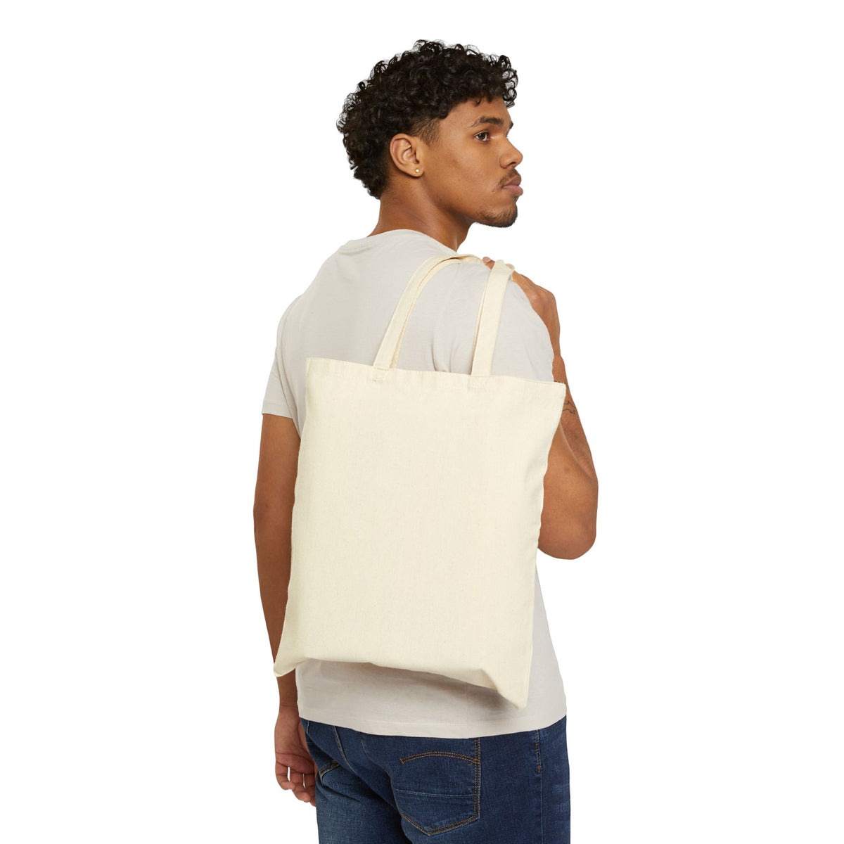 Logan Martin Lake Loon Pier Jump Cotton Canvas Tote Bag